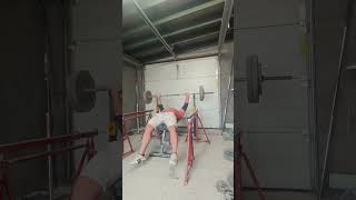 Larsen press paused 100kg x 8 PR [upl. by Mllly616]