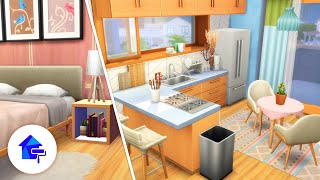 Light amp Bright Apartment  Sims 4 Speed Build Dream Home Decorator [upl. by Wollis]