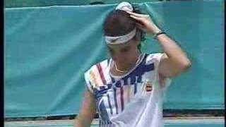 Arantxa Sanchez Vicario vs Kimiko Date 96 Oly QF part 17 [upl. by Alhan]