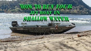 How to run a Jetboat in SHALLOW water  Safely [upl. by Ahcrop684]