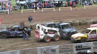 2018 Carroll Co Fair Demolition Derby Stock Compacts 72218 Carrollton Oh [upl. by Nnayram270]