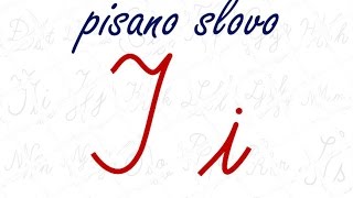 Latinica  pisano slovo I [upl. by Pega]