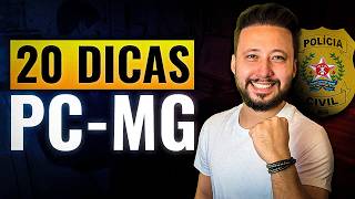 Como Estudar para o Concurso da PCMG 2024 [upl. by Bounds726]