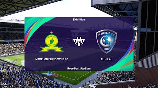 Mamelodi Sundowns vs AlHilal 26072024 Club Friendlies PES 2021 [upl. by Hightower]