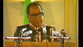 Mobutu sese Seko Discours du 24 avril 1990 a NSele [upl. by Tisman]