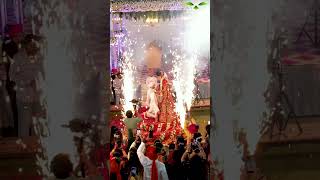 BEST VARMALA EVER  RAM RAM JAI RAJA RAM  wedding weddingphotography varmala drone shorts [upl. by Drucy698]