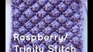 How to Knit the Raspberry Stitch or Trinity Stitch [upl. by Eillak]