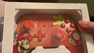 PowerA Nintendo switch controller unboxing [upl. by Klimesh]