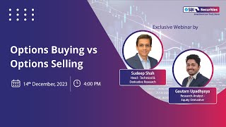 Options Buying vs Options Selling  Webinar [upl. by Ameg]