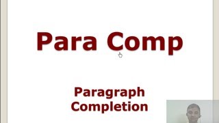 Paragraph Completion Verbal CAT  Shortcuts and how to prepare [upl. by Asiluj845]