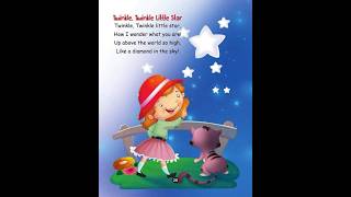 English rhyme twinkle twinkle little star how i wonder what you are nurseryrhymes [upl. by Eixela]