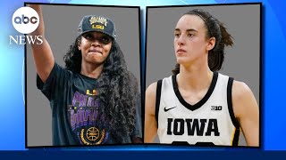 Women’s college basketball stars call out double standard l GMA [upl. by Tenenbaum293]