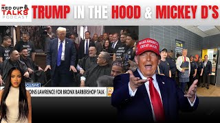 Trump HUMILIATES Kamala At McDonalds  Goes To Bronx HOOD Barbershop Talks SMALL BUSINESS [upl. by Rea29]