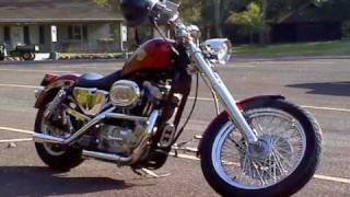 Harley Davidson chopper 1200 sportser wide glide [upl. by Farwell]