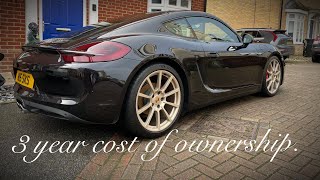 Porsche cayman 981s 3 year ownership update [upl. by Ahsiuqram898]