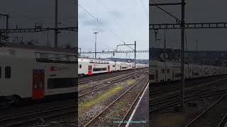 Neuer SBB IRDosto fährt beim Bahnhof Bülach ab [upl. by Meara196]