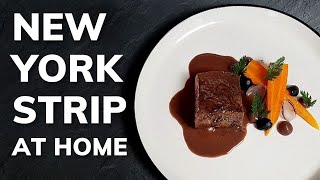 Fine dining STEAK RECIPE  Red Wine Sauce amp Dates Puree [upl. by Erual]