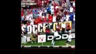 Altidore goal vs el Salvador  stanky leg w Charlie davies [upl. by Rawna]