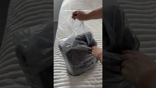 New weighted blanket unboxing 🫶🏼 home cozy lifestyle satisfying cozyhome bed bedroom fyp [upl. by Aicilec383]