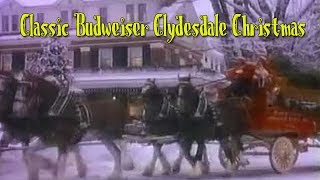 Classic Budweiser Clydesdales Christmas Commercial [upl. by Akinam]