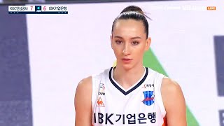 ลาซาเรว่า สองเกมส์แรกในลีกเกาหลี Anna Lazareva Лазарева VLeague 202021 First and second games [upl. by Emmery]