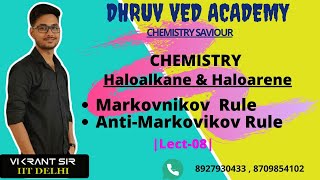 Markovnikov amp AntiMarkovnikov Rule  Haloalkane and Haloarene L08 12th Board IITJEE  NEET [upl. by Etnuad479]