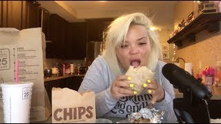 CHIPOTLE ASMR MUKBANG EATING SHOW [upl. by Aneed]