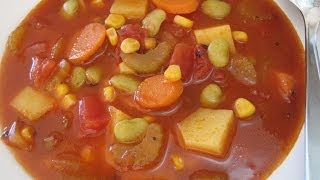 VEGETABLE SOUP  How to make simple Basic VEGETABLE SOUP Recipe [upl. by Notfa840]