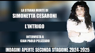 SIMONETTA CESARONI LINTRIGO INTERVISTA A GIAN PAOLO PELIZZARO [upl. by Ap]