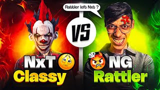 Classy👽Vs Rattler🔥 I Made Classy FF Angry👽Ng Rattler Vs Nxt Classy  💀 Free Fire [upl. by Nylarat800]