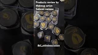 Sf beauty products review by Sabeen sameer makeup glitteryeyes music makeupobsession lipmakeup [upl. by Tillo]