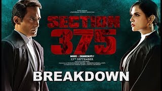 Section 375  Official Trailer 21 Interesting facts  Akshaye Khanna Richa Chadha Meera Chopra [upl. by Yelknirb]