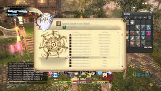 Final Fantasy XIV MATERIA INFUSION amp MORE Sphere ScrollNovus Weapon upgrade [upl. by Lessirg]