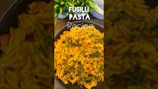 Fusilli Pasta Recipe youtubeshorts homemaderecipebyshweta shorts easyrecipe pastalover [upl. by Charlean]