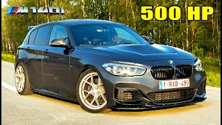 500HP BMW M140i  REVIEW on AUTOBAHN [upl. by Ahsinahs]