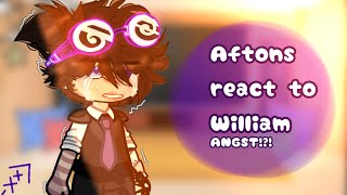 Fnaf  Aftons react to William    angst 😟  GCRV  Afton Family  creds in desc [upl. by Lamdin915]