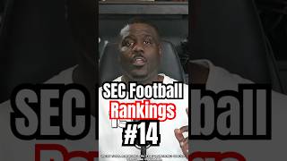 Arkansas Razorbacks 14 SEC Conference Football Rankings collegefootball [upl. by Tiertza272]