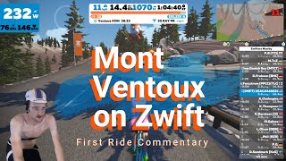 Zwift Mont Ventoux Climb w Commentary Scenery Speculation Secrets History and Highlights [upl. by Atsocal]