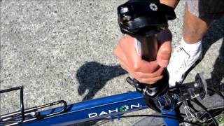 Dahon Folding Bicycle Stem Modification [upl. by Mosra981]