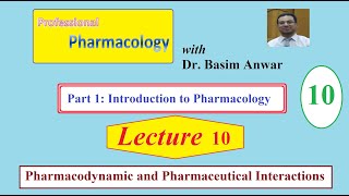 10 Introduction to Pharmacology Lecture 10 Pharmacodynamic interactions [upl. by Hoes]