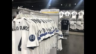 Real Madrid Official Store Madrid  🇪🇸SPAIN🇪🇸  Tienda Bernabéu  Feb2019 [upl. by Ekusuy]