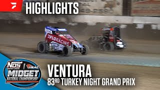 83rd Turkey Night Grand Prix  USAC Midgets at Ventura Raceway 113024  Highlights [upl. by Pulcheria315]