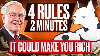 4 Warren Buffet Rules in 2 Minutes [upl. by Sirromal]