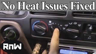 How to Diagnose and Fix No Heat Issues  Also a Demonstration on How Car Heating Systems Work [upl. by Velasco]