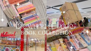 book shopping in national bookstore worth ₱13000  unboxing [upl. by Busiek]