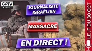 CE JOURNALISTE ISRAÉLIEN EXPLOSE UN IMMEUBLE TRANQUILLEMENT EN DIRECT   GPTV LE JT [upl. by Reuben]