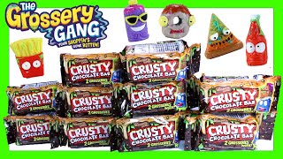 Grossery Gang Unboxing  Crusty Chocolate Bar Blind Bags  Grossery Gang Unboxing Grossery Gang Toys [upl. by Ocirled]