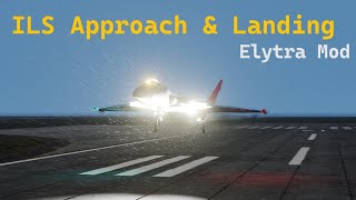 Elytra ILS Approach and Landing  Ultrawide 219  Digital Combat Simulator  DCS [upl. by Pineda]