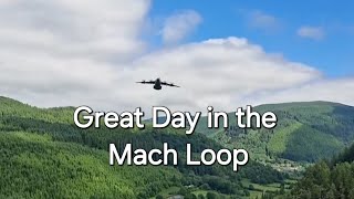 WOW Amazing Day in the Mach Loop just look at that view F35 Lightnings come to visit [upl. by Francie]