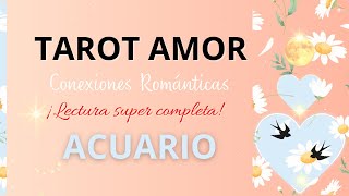 ❤️ACUARIO La confesión más dulce🍬 💏🌹lectura con estrella🌟 TAROT AMOR CONEXIONES [upl. by Iny528]